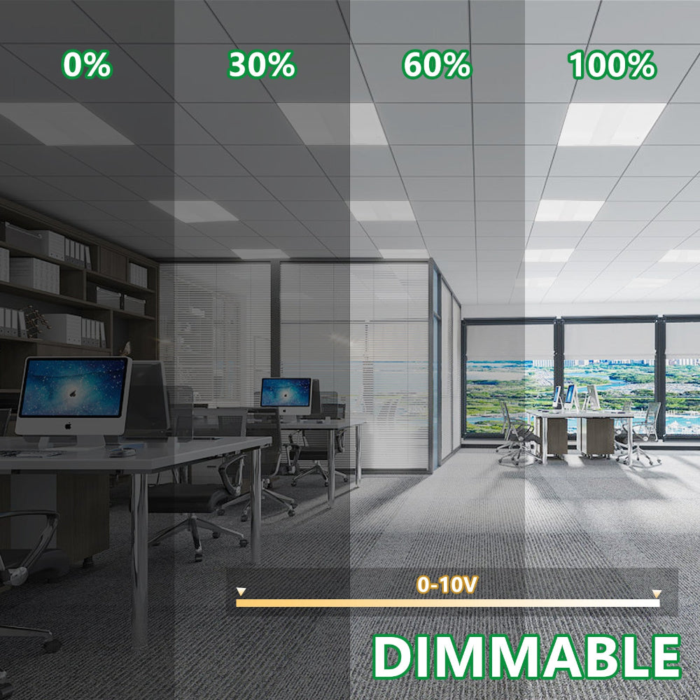 Neuvolt Lighting 2x4FT LED Troffer Light Office Light