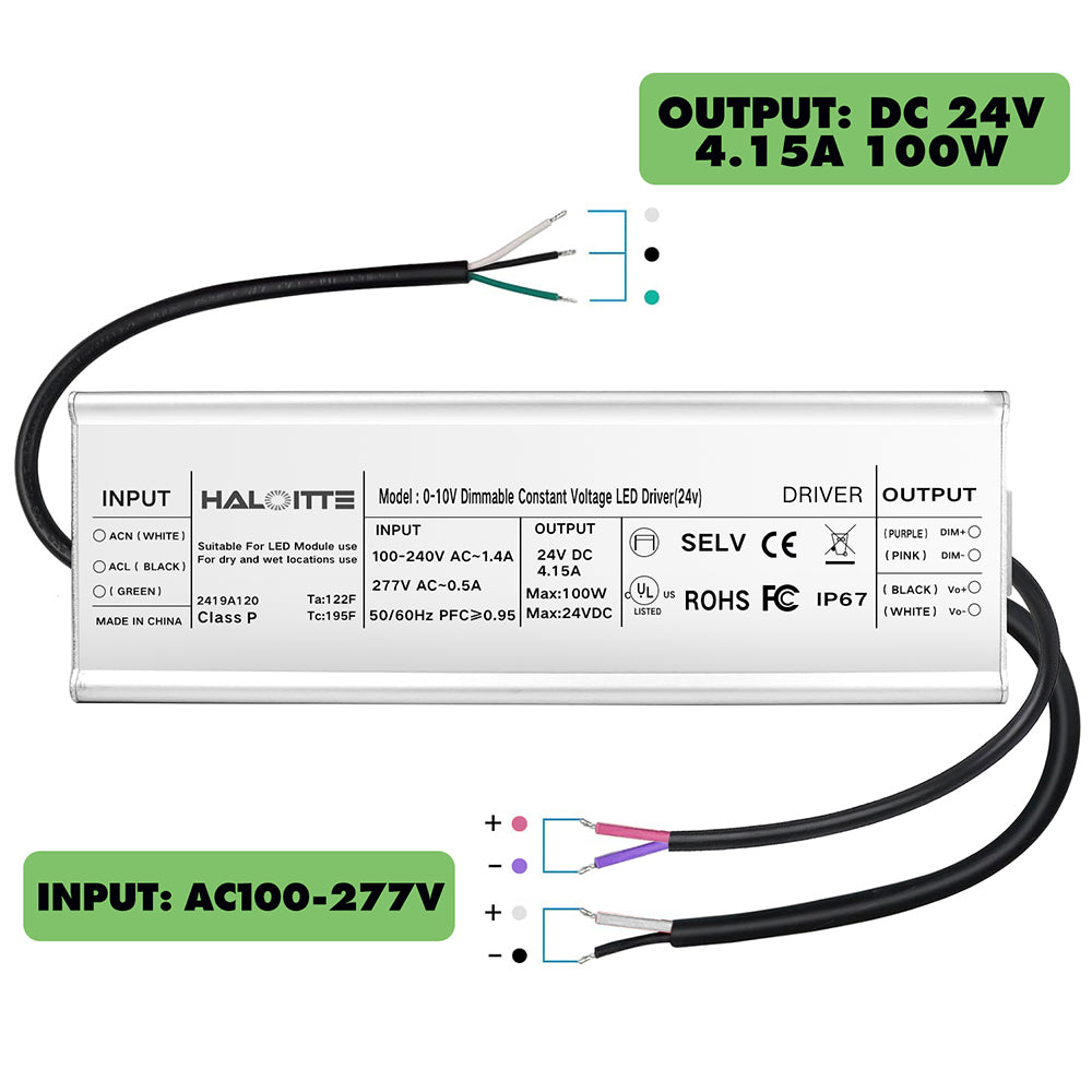 Neuvolt Lighting 100W Constant Voltage LED Driver 24V