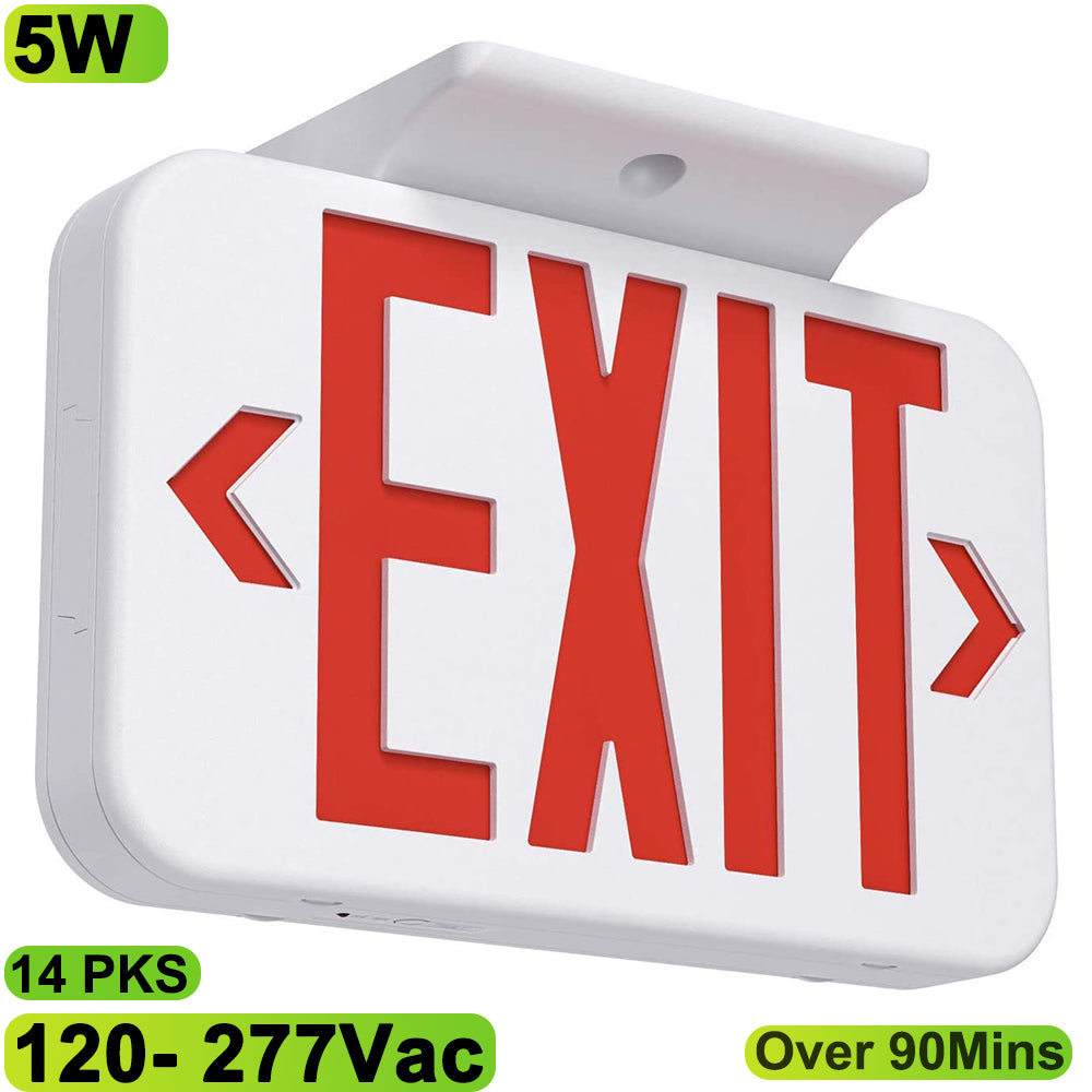 Neuvolt Lighting Emergency Exit Light with Back-up Battery