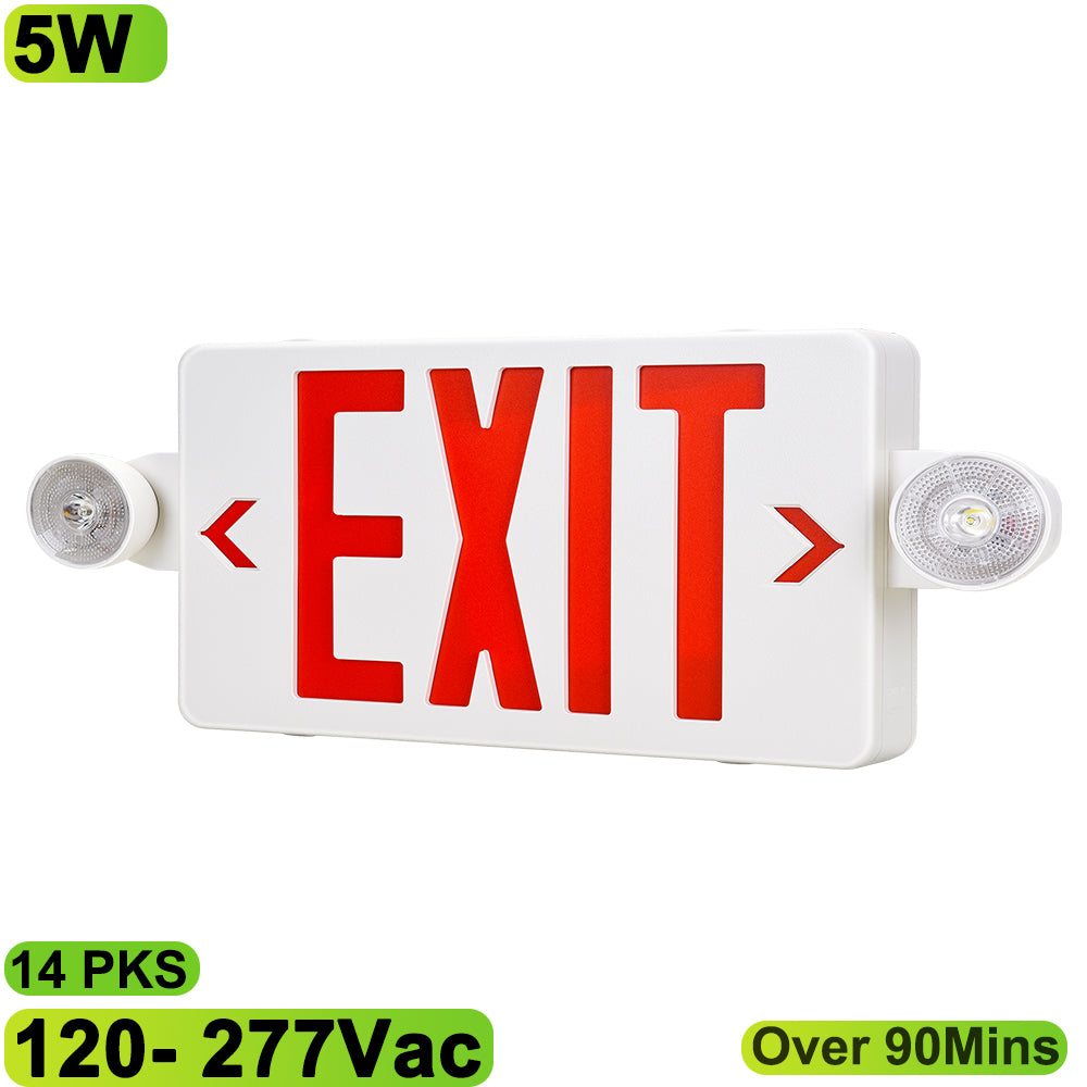 Neuvolt Lighting Emergency Exit Light with Back-up Battery