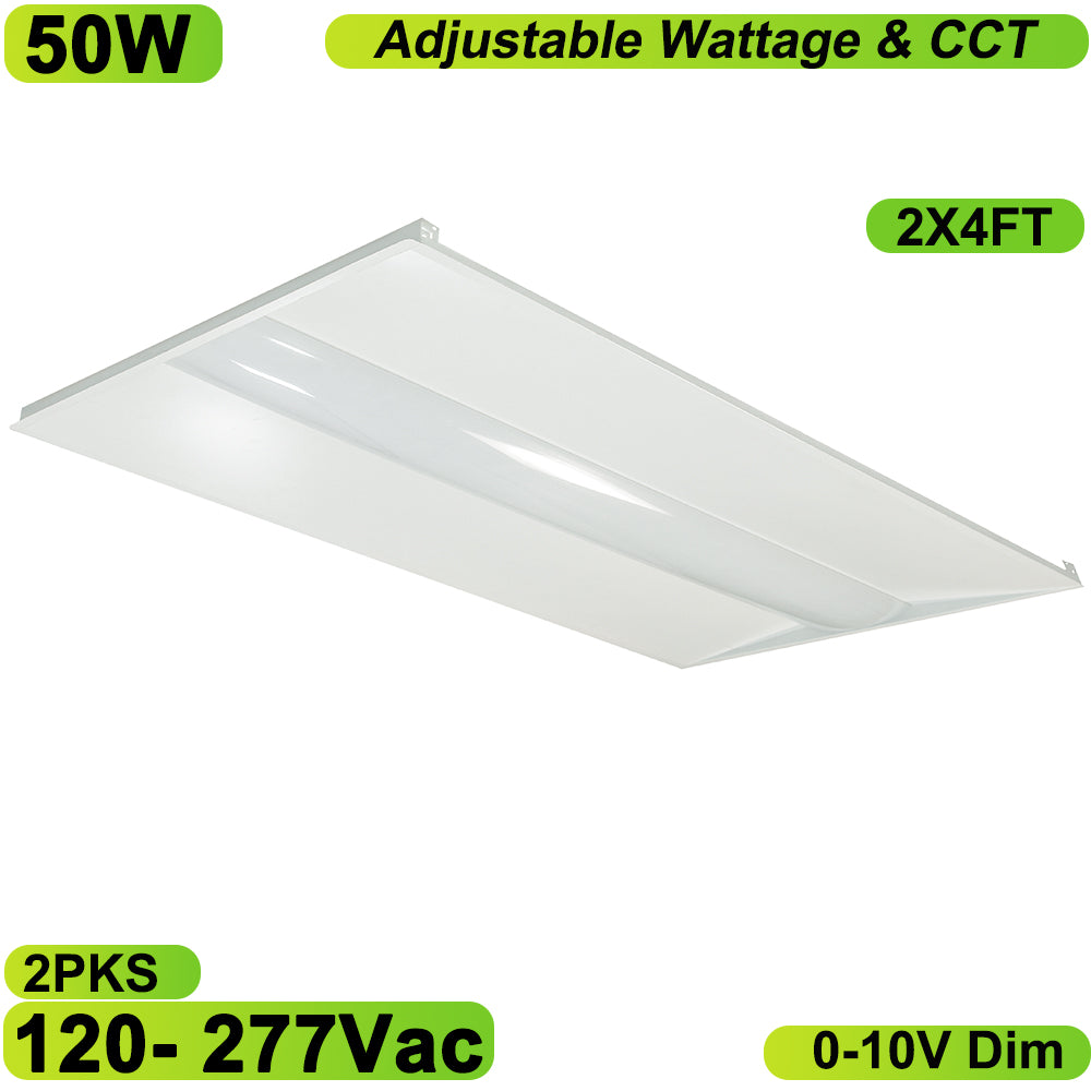 Neuvolt Lighting 2x4FT LED Troffer Light Office Light
