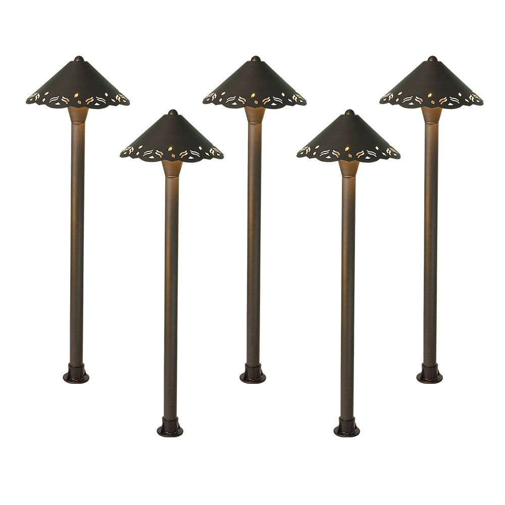 Neuvolt Lighting Solid Brass Path Light Landscape Light