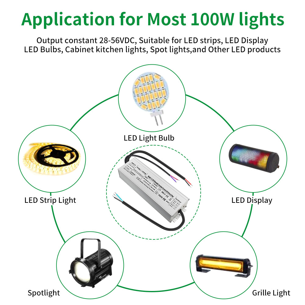 Neuvolt Lighting 100W Constant Current LED Driver 0-10V Dimming