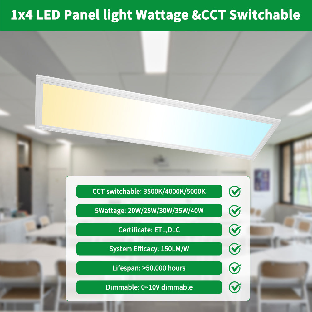 Neuvolt Lighting 1x4FT LED Panel Light
