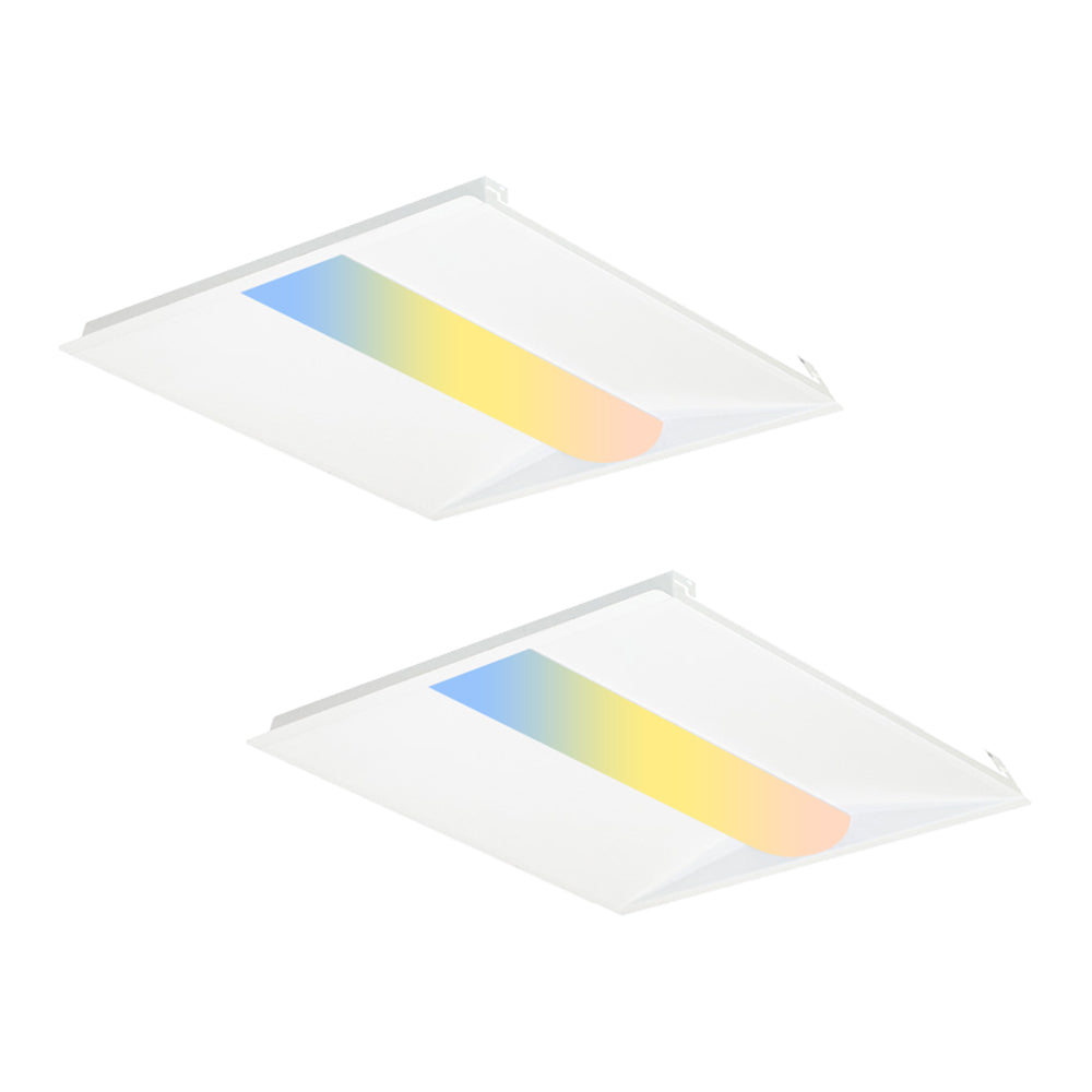 Neuvolt Lighting 2x4FT LED Troffer Light with Emergency Battery Office Light