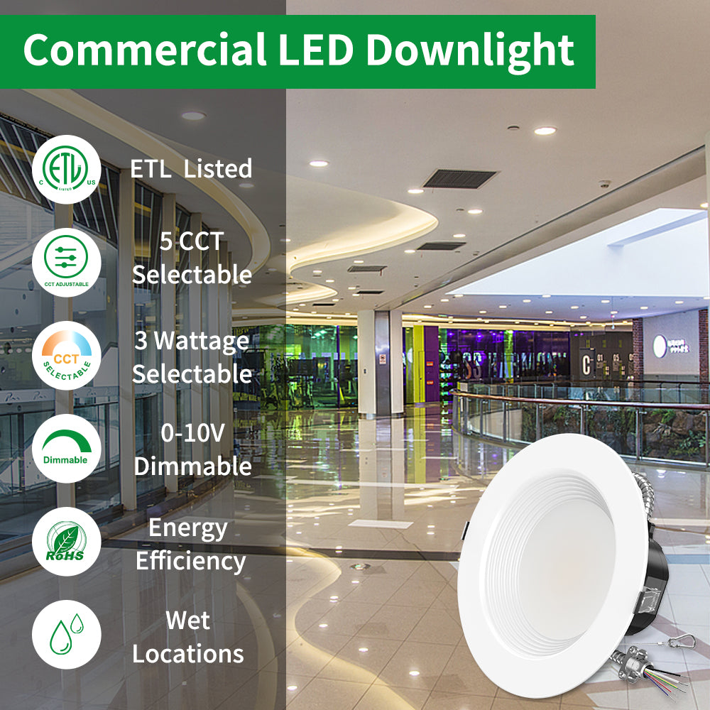 Neuvolt Lighting 6 Inch Commercial Downlighting