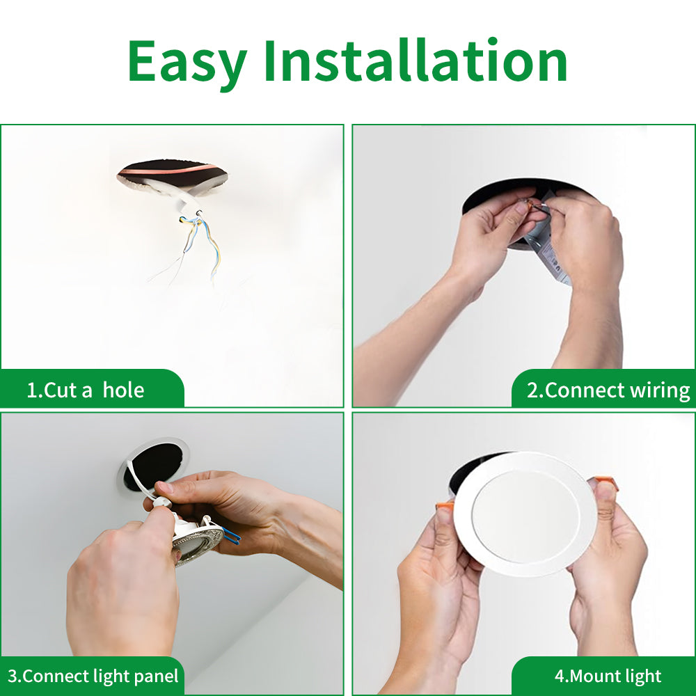 Neuvolt Lighting 6 Inch Retrofit Recessed Downlight