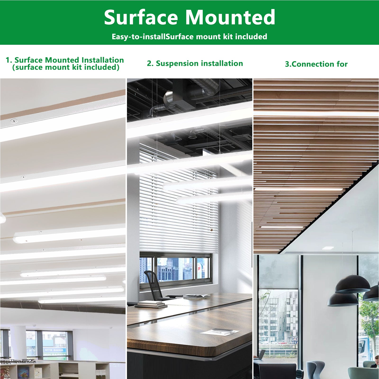 Neuvolt Lighting 8FT LED Linear Strip Light