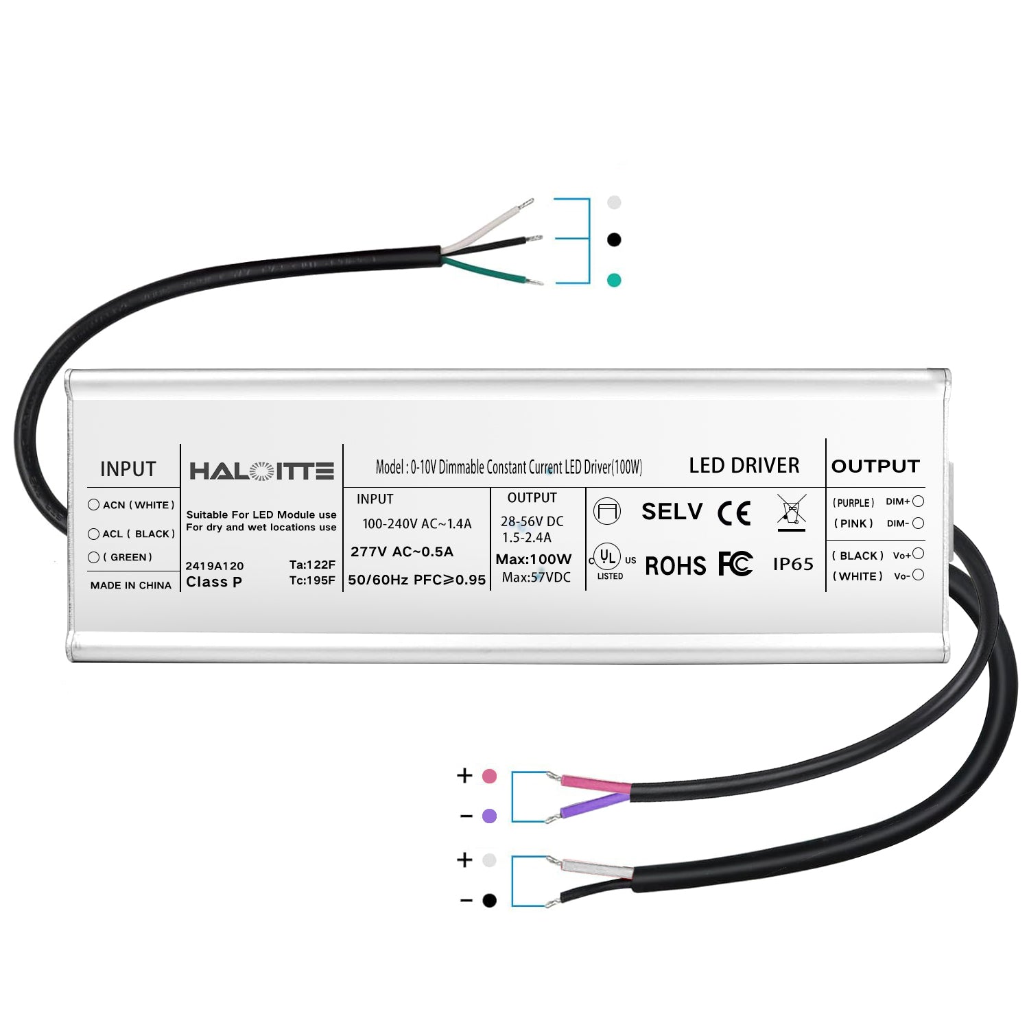 Neuvolt Lighting 100W Constant Current LED Driver 0-10V Dimming