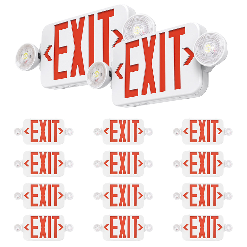 Neuvolt Lighting Emergency Exit Light with Back-up Battery