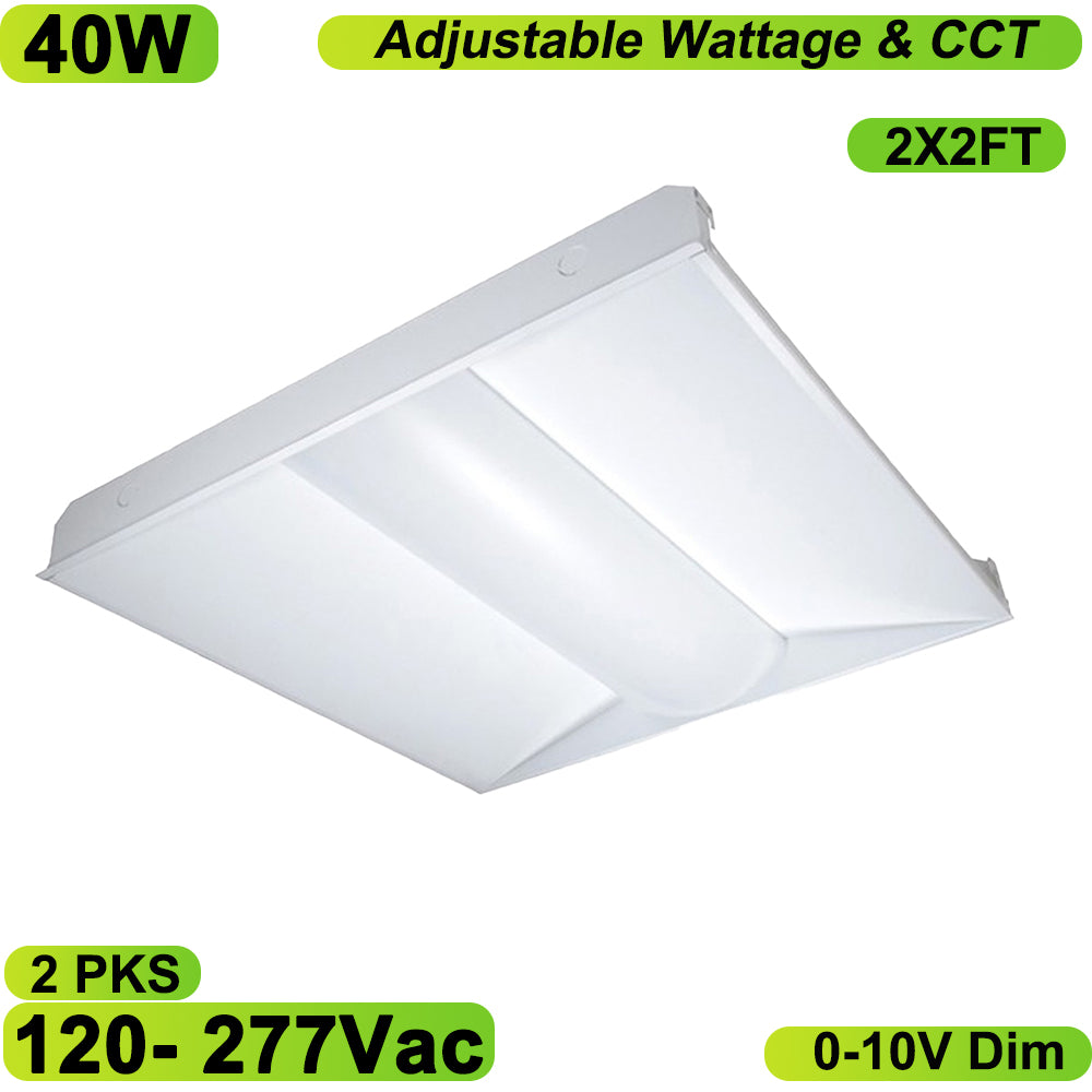 Neuvolt Lighting 2x2FT LED Troffer Light Office Light