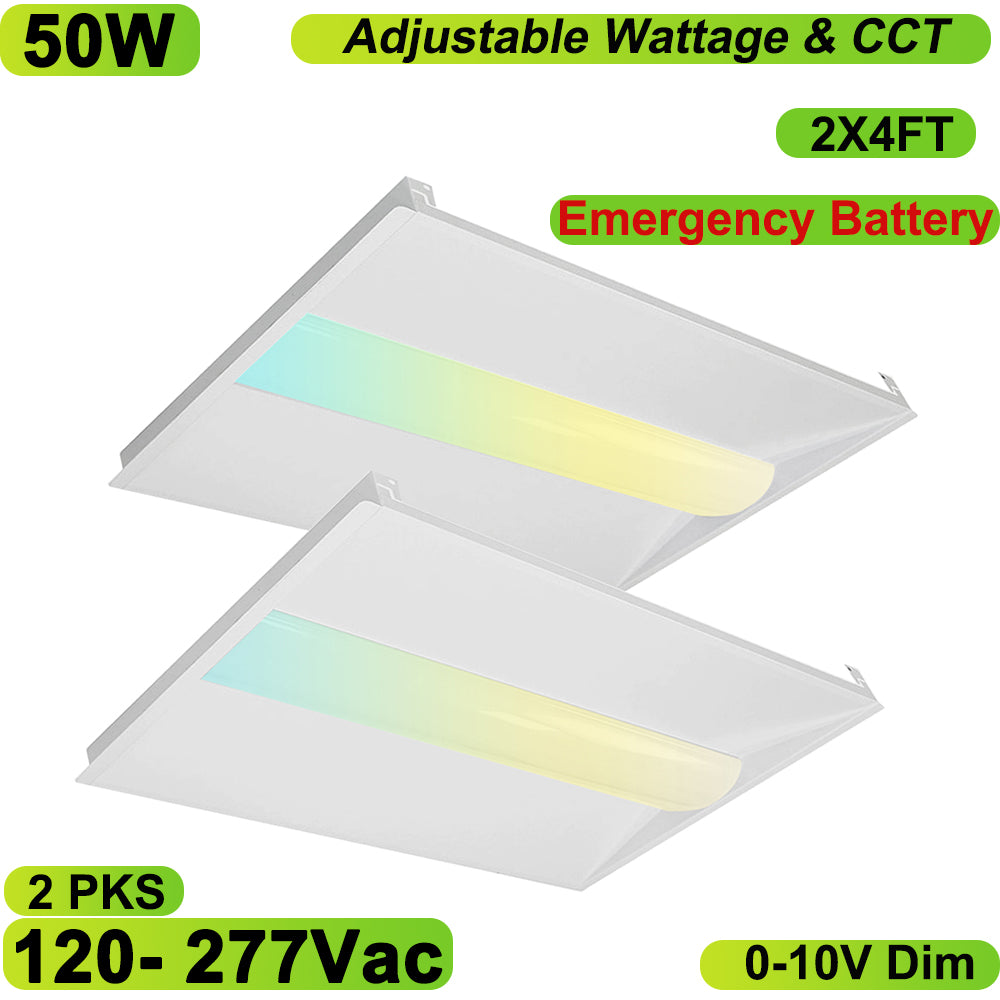 Neuvolt Lighting 2x4FT LED Troffer Light Office Light