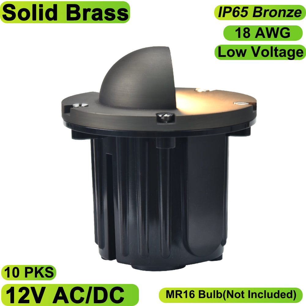 Neuvolt Lighting Solid Brass In-Ground Well Light Landscape Lighting Fixture