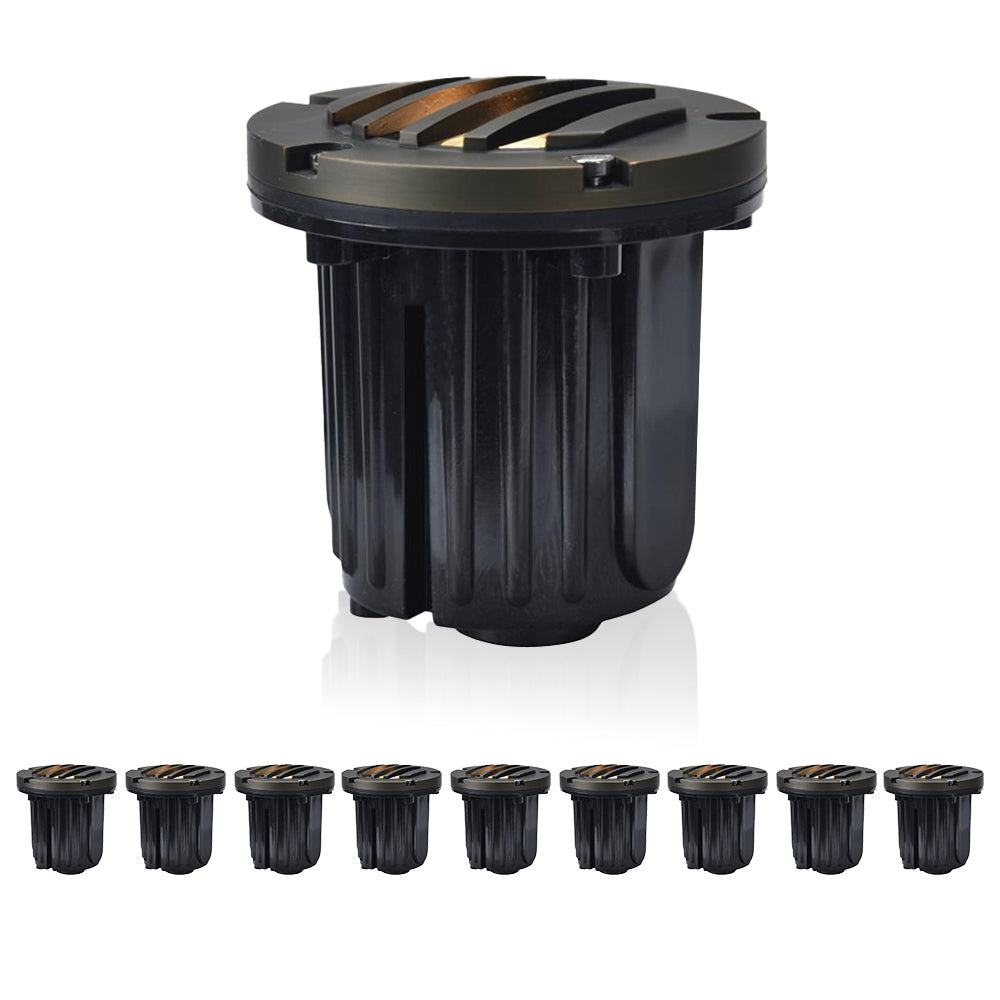 Neuvolt Lighting Solid Brass In-Ground Well Light Landscape Lighting Fixture