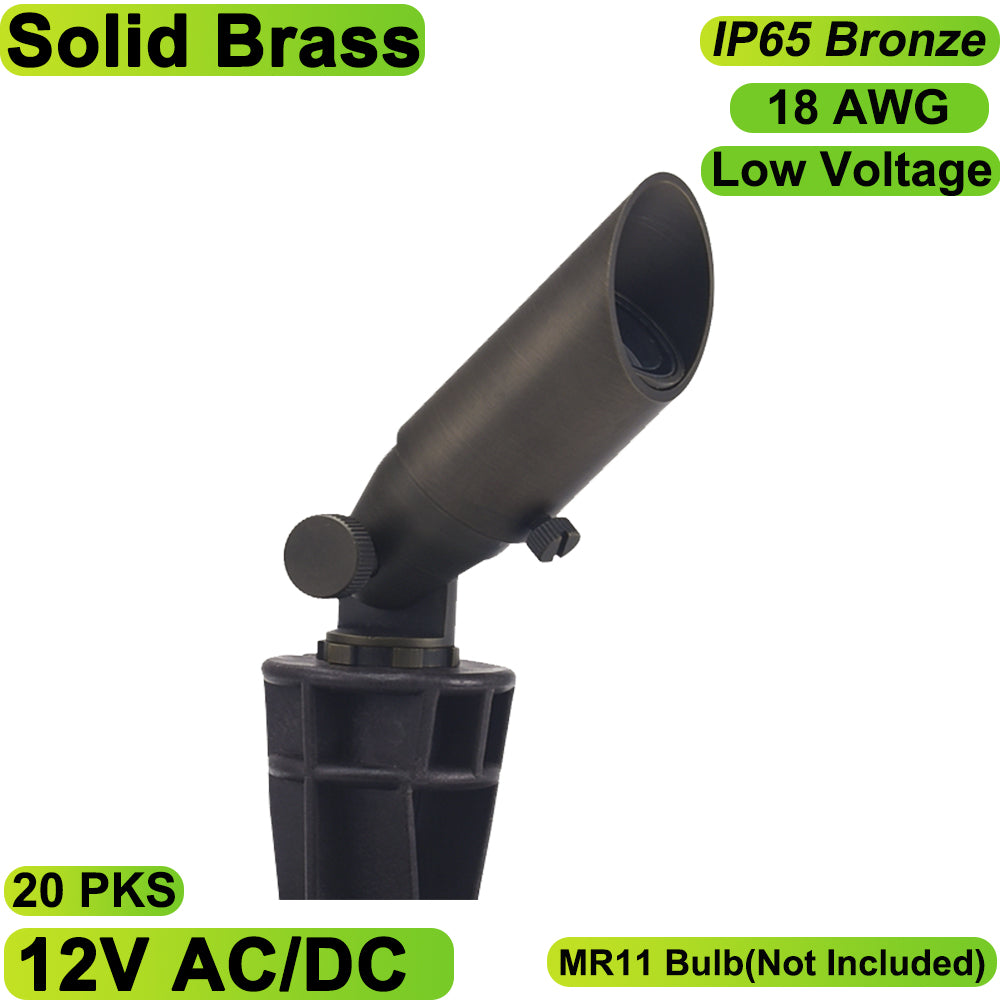 Neuvolt Lighting Solid Brass Spot UP Light Fixture